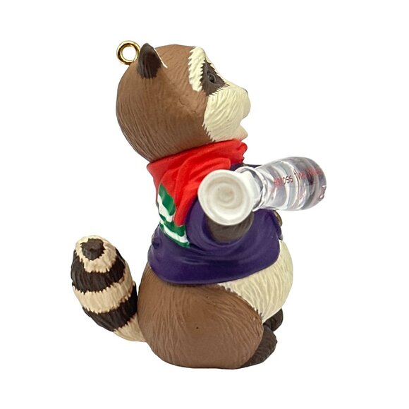 Hallmark Keepsake Racoon Ornament Across the Miles 1994 Message in a Bottle - Picture 4 of 6